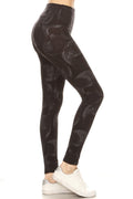 One Size Leggings - Midnight Paisley