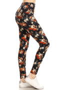 One Size Leggings - Autumn Floral Leggings