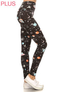 Plus Size _ Planets Leggings