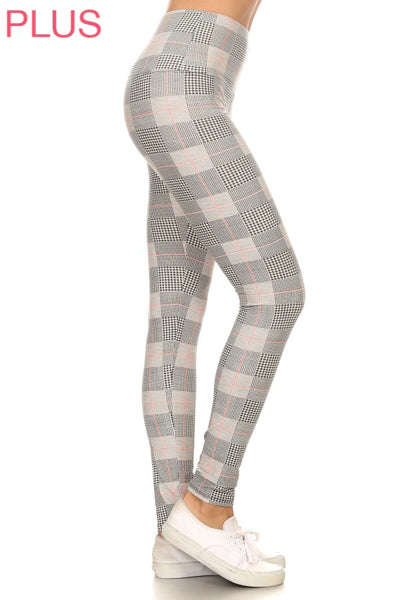 Plus Size _ Grey Plaid