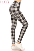 Plus Size Leggings _Plaid