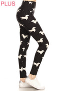 Plus Size Leggings -  Dachshund Leggings