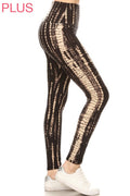 Plus Size Leggings - Snake Glow