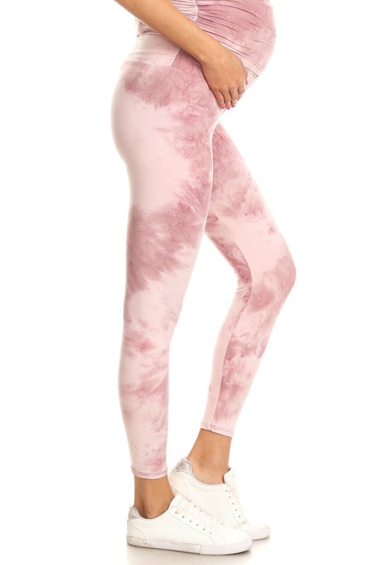 Maternity - Pink Tie Dye