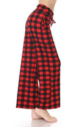 PJ Pants with Pockets _ Red Plaid