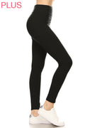 Extra Plus Solid Leggings