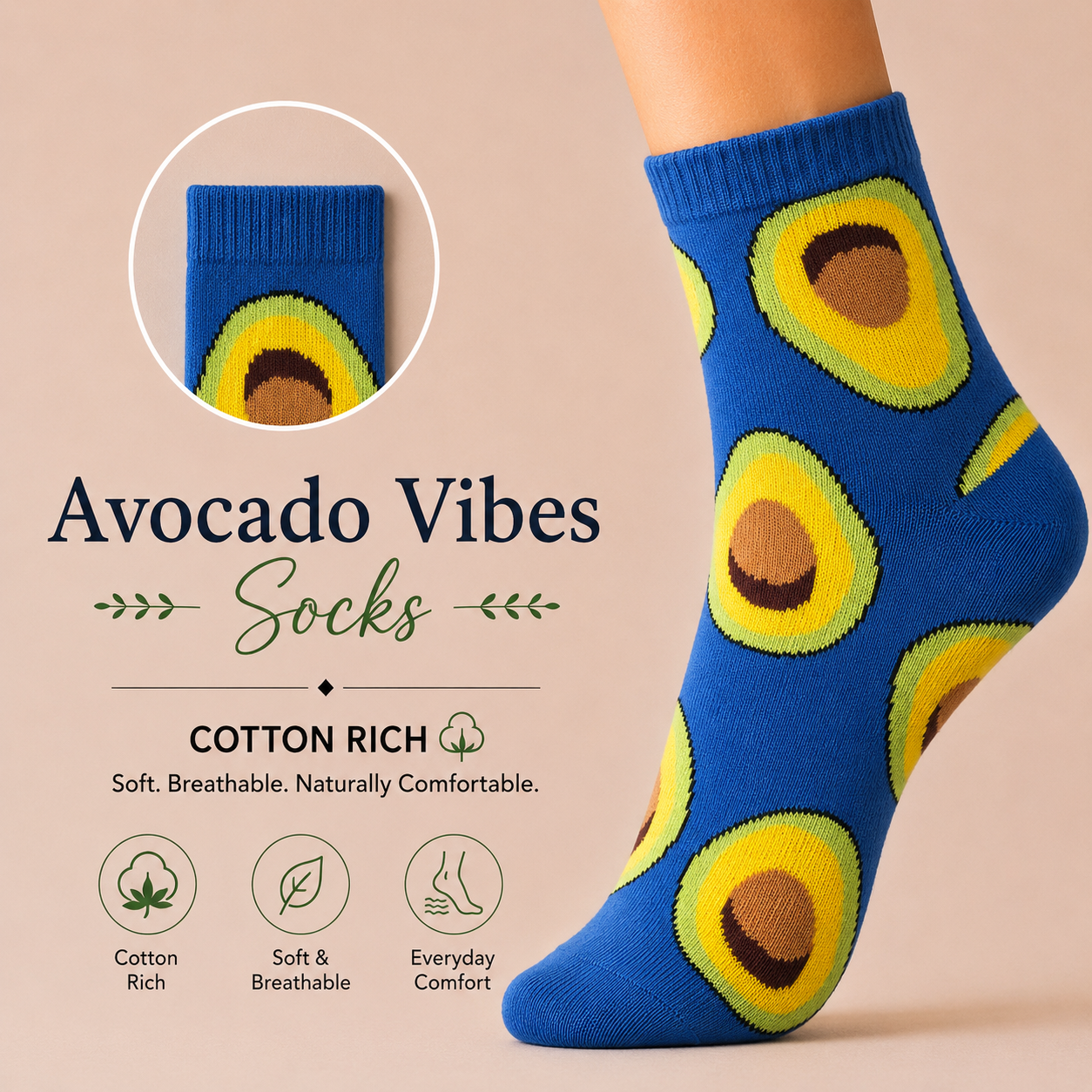 Socks - Avocado Vibes Socks