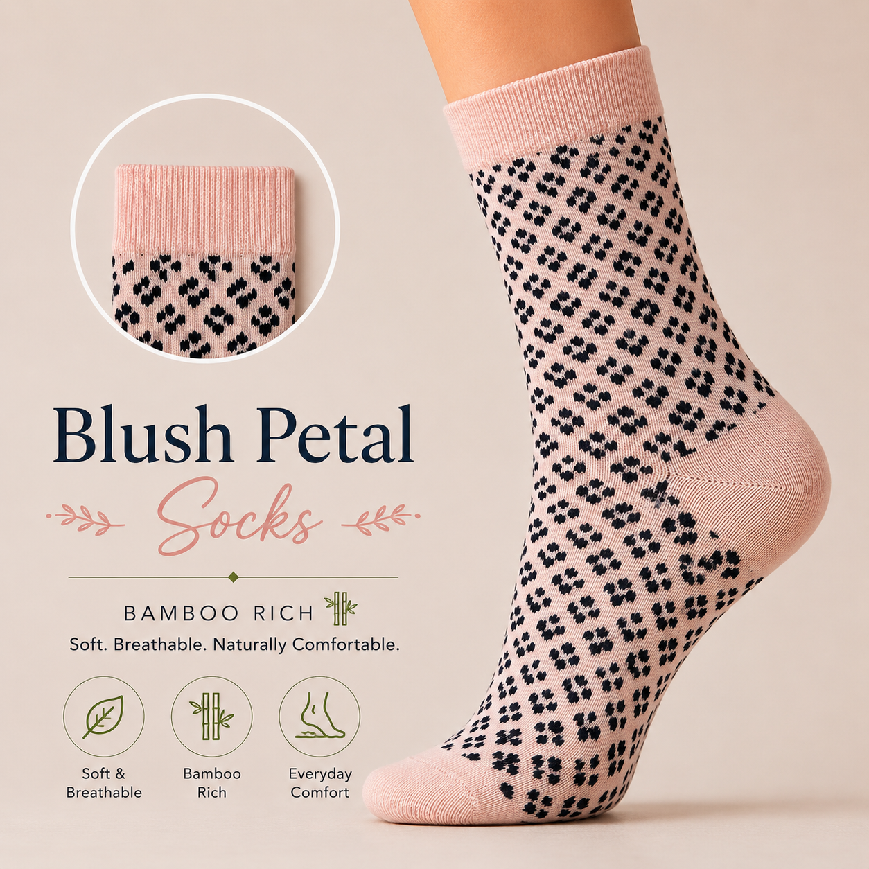 Socks - Blush Petal Socks