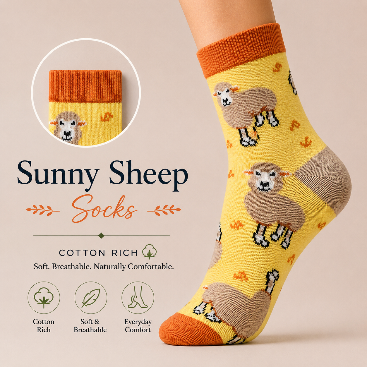 Socks - Sunny Sheep Socks