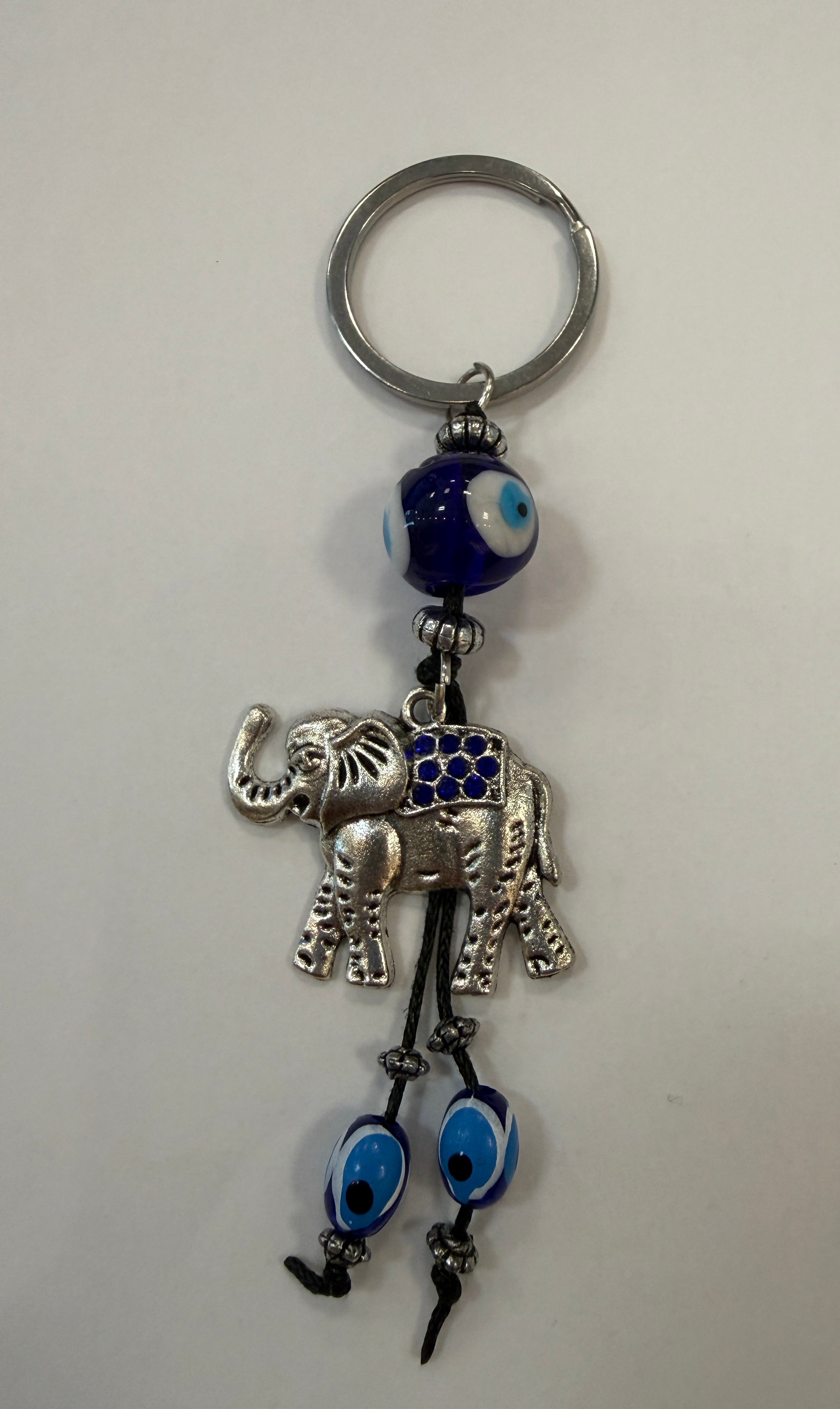 Keychains - Elephant Evil Eye Keychain