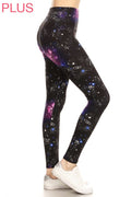 Plus Size Leggings_Galaxy