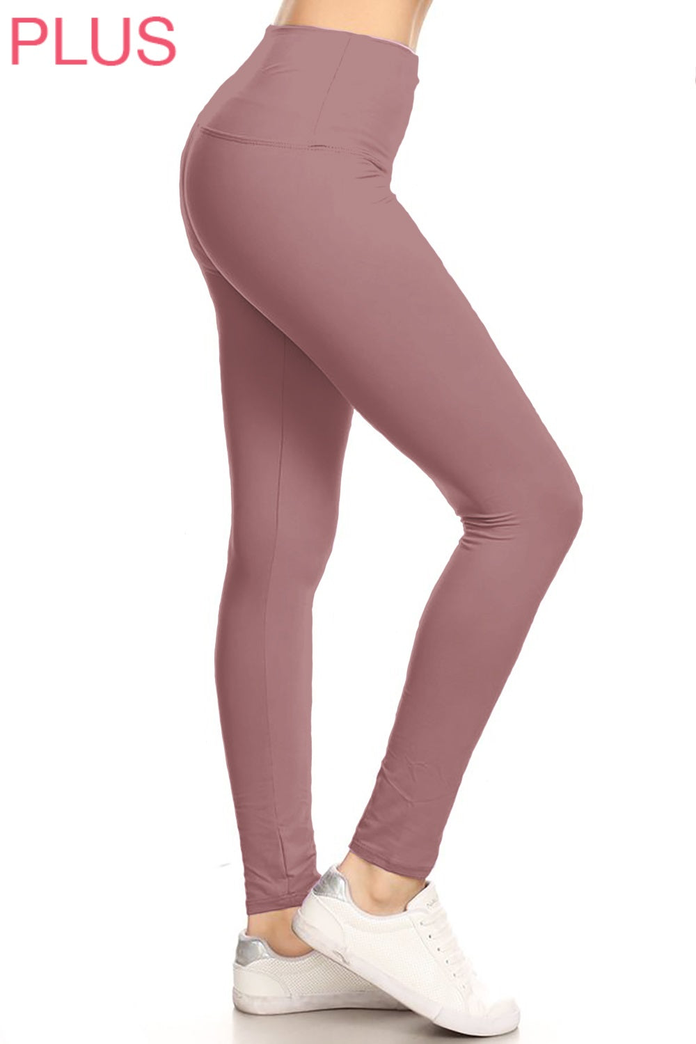 Plus Size Leggings_ Solid