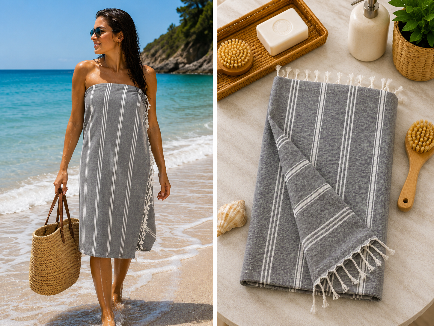 Turkish Towels - Miranda Gray
