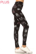 Plus Size Leggings_Cute Cat