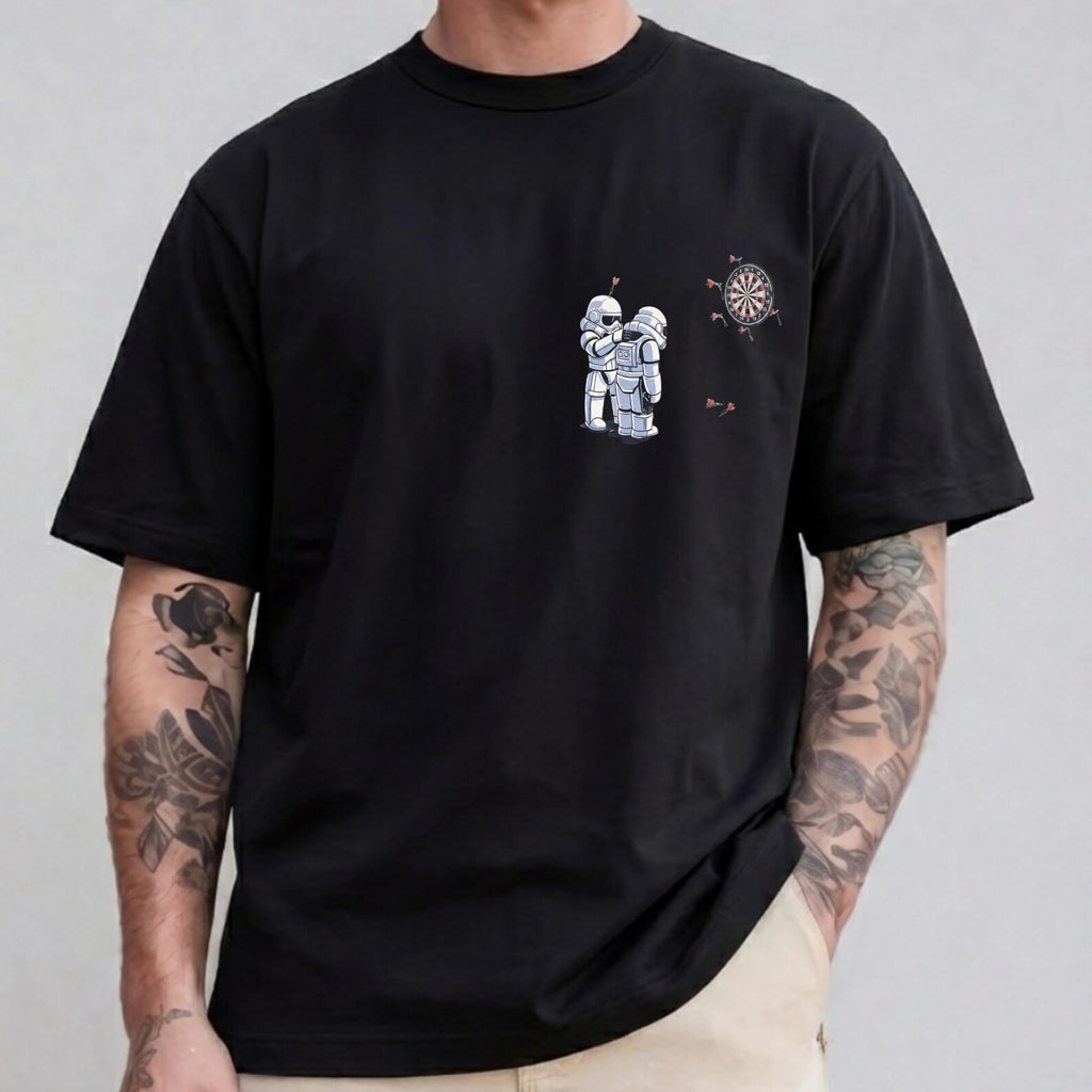 Stormtrooper Shirt - Funny Star Wars Tee, Dart Throwing Graphic