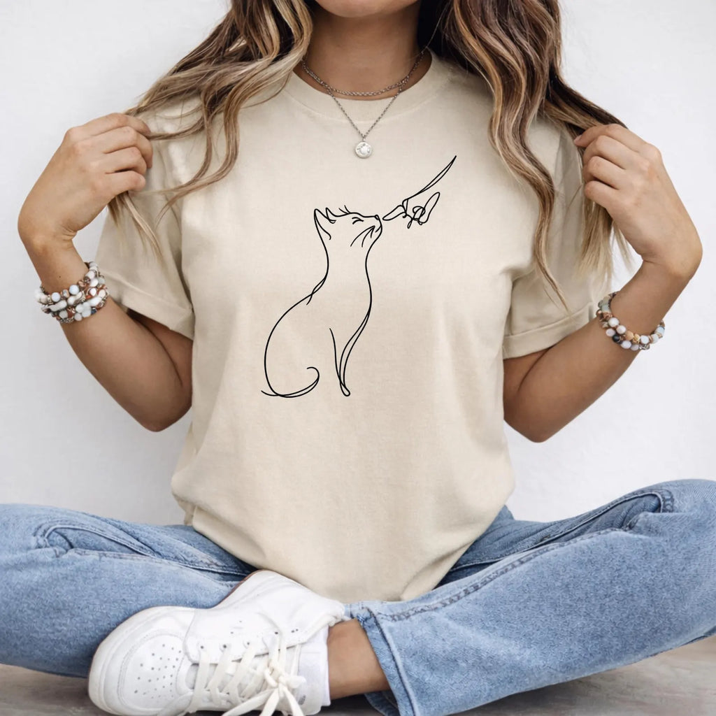 Sketch Cat T-Shirt • Comfort Colors Shirt