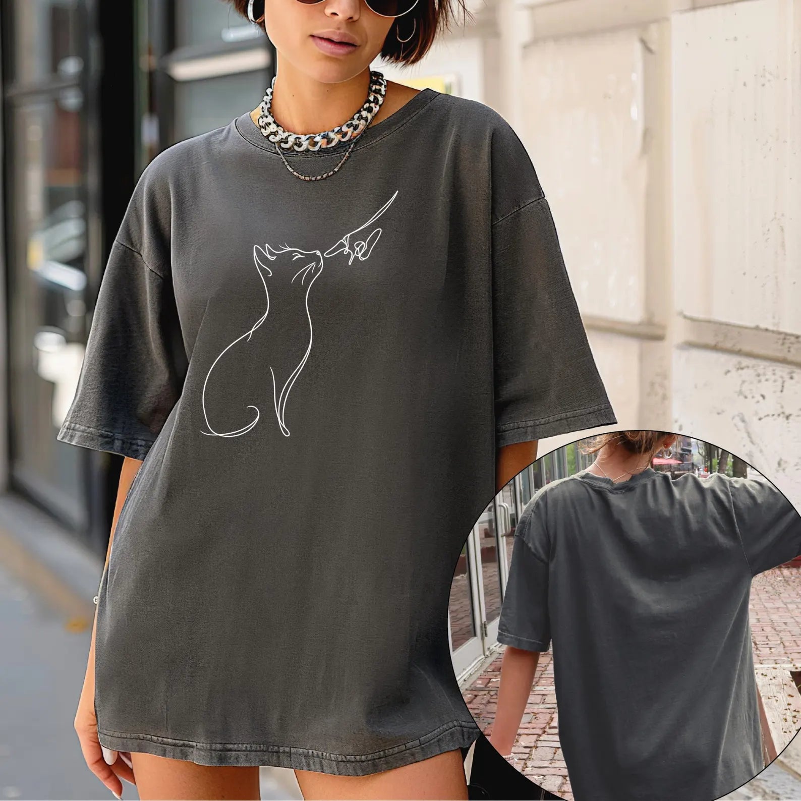 Sketch Cat T-Shirt • Comfort Colors Shirt