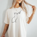 Sketch Cat T-Shirt • Comfort Colors Shirt