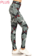 Plus Size Leggings_ Butterfly