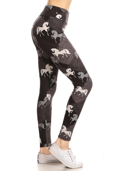 One Size Leggings_ Horse