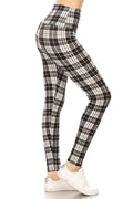 One Size Leggings_ Plaid