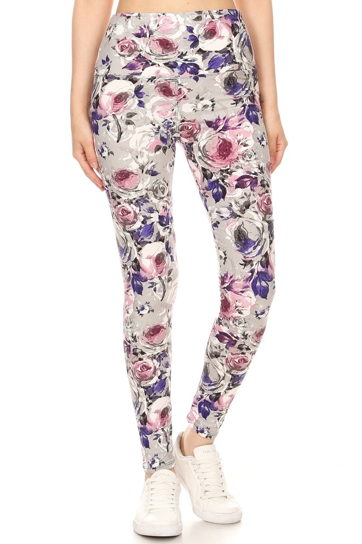 One Size Leggings - Floral Garden Leggings