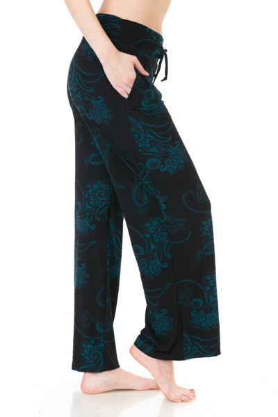 PJ Pants with Pocket _ Paisley