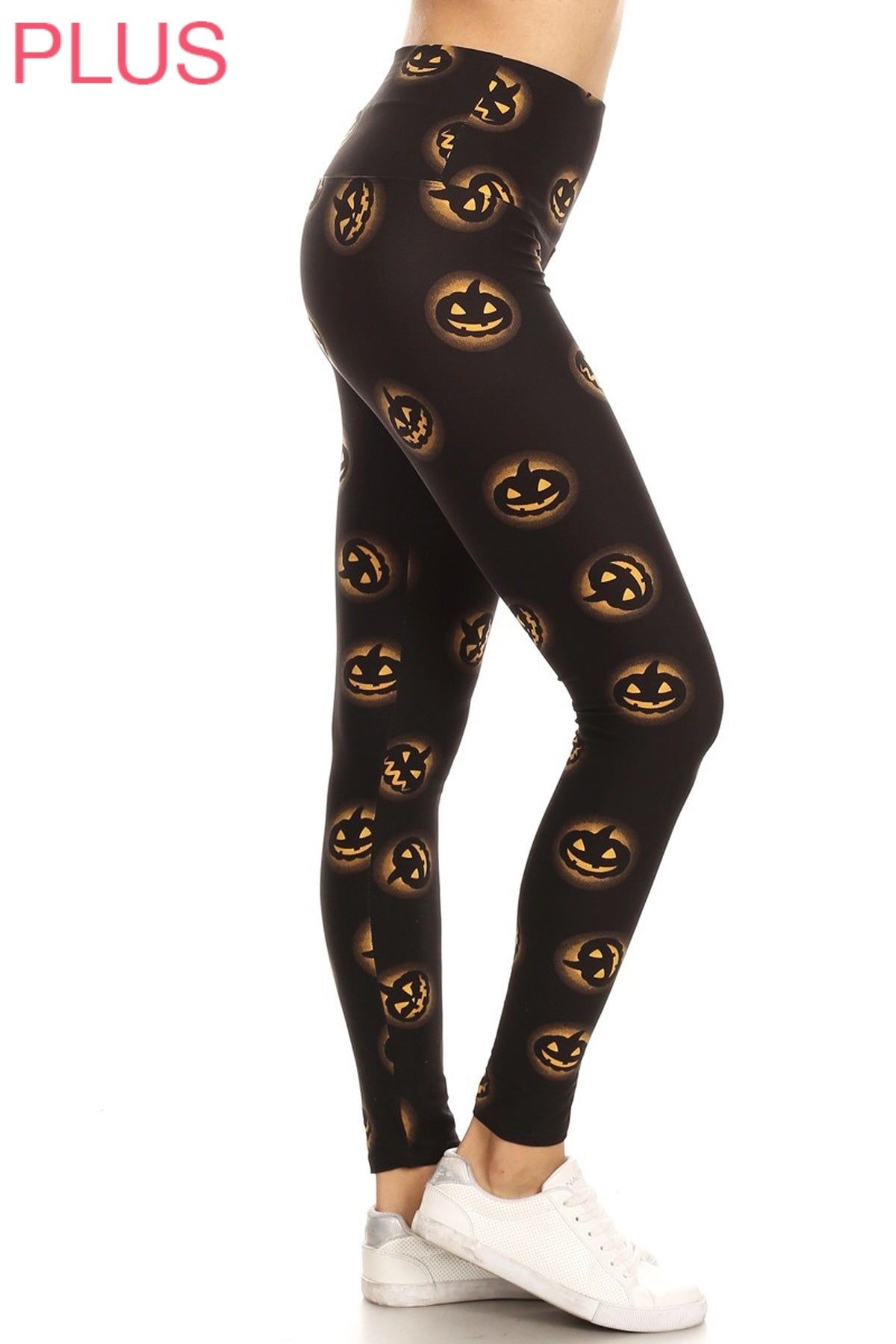 Plus Size Leggings - Pumpkin Leggings